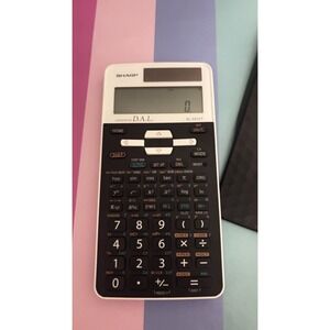 Sharp EL-531XT Scientific Calculator Advanced D.A.L. Tested Working